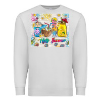 Dove Grey hello summer coffee cups Premium Sweatshirt - TumblerDesignByShophia