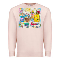 Pale Pink hello summer coffee cups Premium Sweatshirt - TumblerDesignByShophia