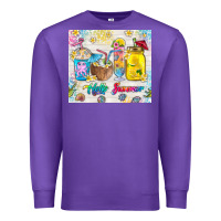 Purple hello summer coffee cups Premium Sweatshirt - TumblerDesignByShophia