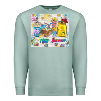 Seafoam hello summer coffee cups Premium Sweatshirt - TumblerDesignByShophia