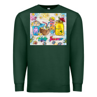 Sports Green hello summer coffee cups Premium Sweatshirt - TumblerDesignByShophia