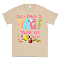 Mushroom dear parents tag youre it teacher Classic Tee - JahusDesignShop