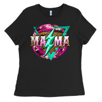 Black mama life and thunderbolt Ladies Tee - JahusDesignShop