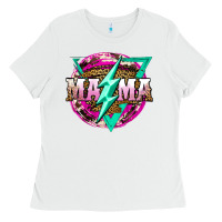 White mama life and thunderbolt Ladies Tee - JahusDesignShop