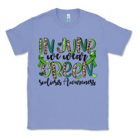 Colony Blue in june we wear green scoliosis awareness Classic Tee - MaliasSmallBusiness