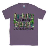 Lavender in june we wear green scoliosis awareness Classic Tee - MaliasSmallBusiness