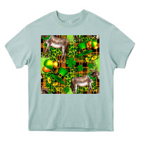 Arona St. Patrick's Donkey With Leprechaun Hat Seamless Heavy Core Tee - FaDigitalArtStudio