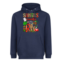 Navy santa's favorite RN Heavyweight Hoodie - texasbilliewilder