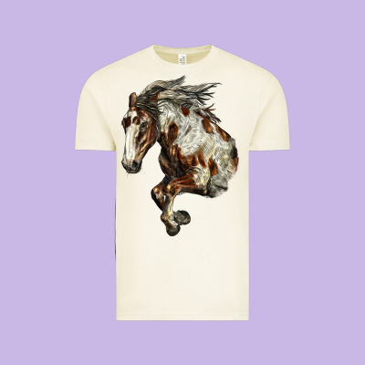 Mustang Horse Vintage Tee Designed By Lillyallendesigns