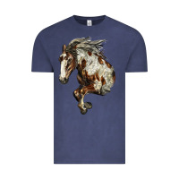 Vintage Denim Mustang Horse Vintage Tee - LillyAllenDesigns