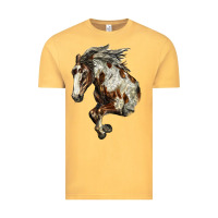 Vintage Mustard Mustang Horse Vintage Tee - LillyAllenDesigns