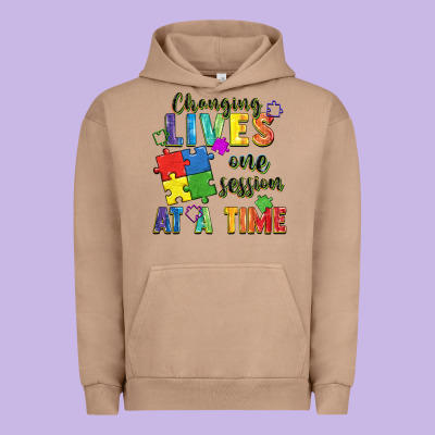 Changing Lives One Session At A Time Urban Hoodie Designed By Fadigitalartstudio