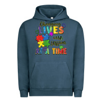 Pigment Midnight Navy Changing lives one session at a time Urban Hoodie - FaDigitalArtStudio