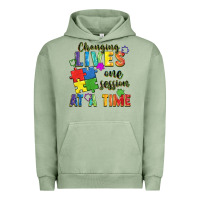 Pigment Oil Green Changing lives one session at a time Urban Hoodie - FaDigitalArtStudio