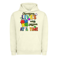 Pigment Pistachio Changing lives one session at a time Urban Hoodie - FaDigitalArtStudio