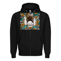 Black mom life messy bun western Zipper Hoodie - Jasminsmagicworld