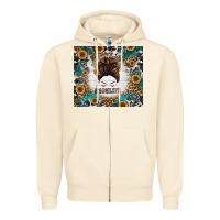 Sandshell mom life messy bun western Zipper Hoodie - Jasminsmagicworld