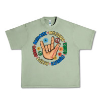 Oil Green advocate inclusion equity equality accept adapt Urban Heavy Tee - MaliasSmallBusiness