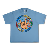 Pebble Blue advocate inclusion equity equality accept adapt Urban Heavy Tee - MaliasSmallBusiness