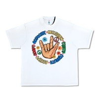 White advocate inclusion equity equality accept adapt Urban Heavy Tee - MaliasSmallBusiness