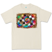 Race Leopard And Tie Dye Background Premium Tee | Teevron