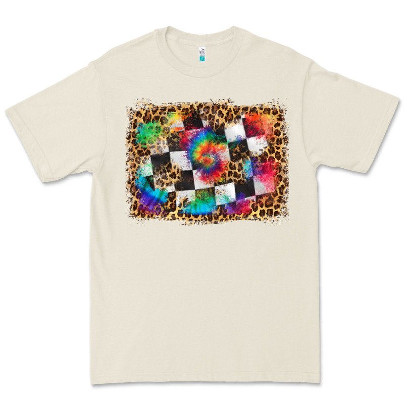 Race Leopard And Tie Dye Background Premium Tee by HRA Design Shop | Teevron