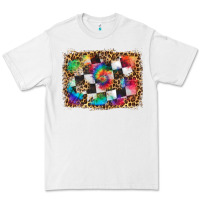 White race leopard and tie dye background Premium Tee - HRA Design Shop