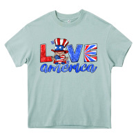 Arona love america gnome Heavy Core Tee - HRA Design Shop
