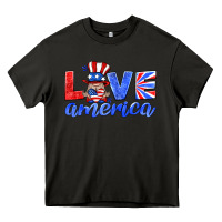 Asphalt love america gnome Heavy Core Tee - HRA Design Shop