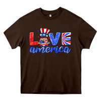 Love America Gnome Heavy Core Tee | Teevron