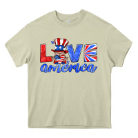 Mossy love america gnome Heavy Core Tee - HRA Design Shop