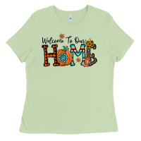 Matcha welcome to our home Ladies Tee - CowhideDigitalArt
