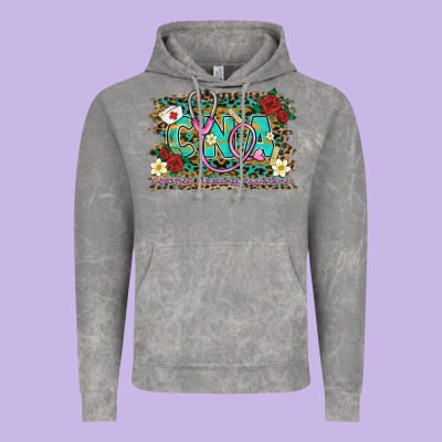 Certified Nursing Assistant Cna Nurse Vintage Hoodie Designed By Barkaloodesign