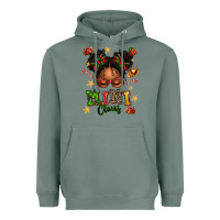 Sage mini claus messy bun Heavyweight Hoodie - texasbilliewilder