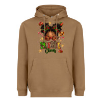 Toasted Coconut mini claus messy bun Heavyweight Hoodie - texasbilliewilder