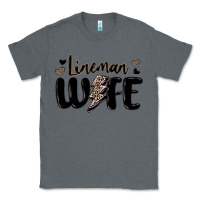 Charcoal Heather lineman wife Classic Tee - MaliasSmallBusiness