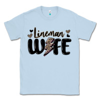 Dusty Blue lineman wife Classic Tee - MaliasSmallBusiness
