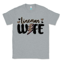 Heather Grey lineman wife Classic Tee - MaliasSmallBusiness