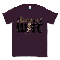 Plum lineman wife Classic Tee - MaliasSmallBusiness