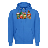 True Royal christmas gnomes coffee Zipper Hoodie - Jasminsmagicworld