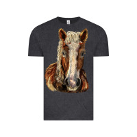 Vintage Black Belgian Horse Vintage Tee - LillyAllenDesigns