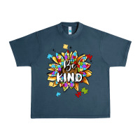 Midnight Navy be kind Urban Heavy Tee - MaliasSmallBusiness