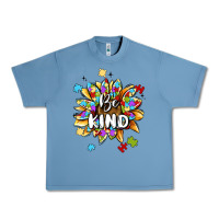 Pebble Blue be kind Urban Heavy Tee - MaliasSmallBusiness
