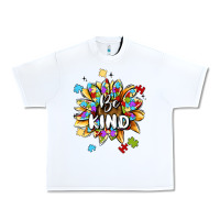 White be kind Urban Heavy Tee - MaliasSmallBusiness