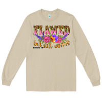 Mushroom flawed but still worthy romans 5 8 Long Sleeve Tee - NancyCooperArtShop