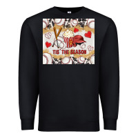 Black tis' the season with cowhide tumbler tbs Premium Sweatshirt - TumblerDesignByShophia