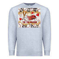 Heather Grey tis' the season with cowhide tumbler tbs Premium Sweatshirt - TumblerDesignByShophia