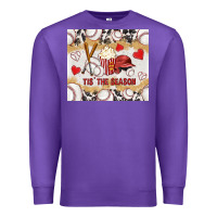 Purple tis' the season with cowhide tumbler tbs Premium Sweatshirt - TumblerDesignByShophia