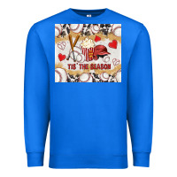 True Royal tis' the season with cowhide tumbler tbs Premium Sweatshirt - TumblerDesignByShophia
