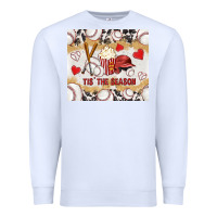 White tis' the season with cowhide tumbler tbs Premium Sweatshirt - TumblerDesignByShophia